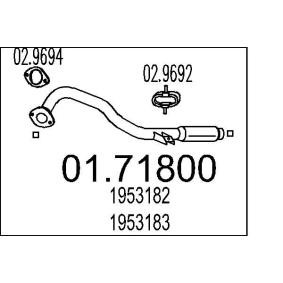 Compre Tubo de escape da MTS 01.71800 a um preço baixo por 72,88 €