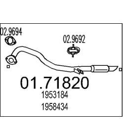 Compre Tubo de escape da MTS 01.71820 a um preço baixo por 56,75 €