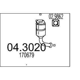 Katalysator 04.3020 von MTS günstig für 388,67 € online kaufen