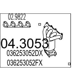 Katalysator 04.3053 von MTS günstig für 276,91 € online kaufen