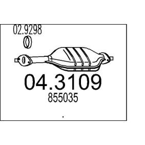 Katalysator 04.3109 von MTS günstig für 298,17 € online kaufen
