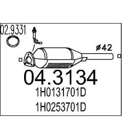 Katalysator 04.3134 von MTS günstig für 211,97 € online kaufen