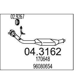 Katalysator 04.3162 von MTS günstig für 238,24 € online kaufen