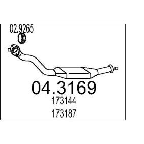 Katalysator 04.3169 von MTS günstig für 239,44 € online kaufen