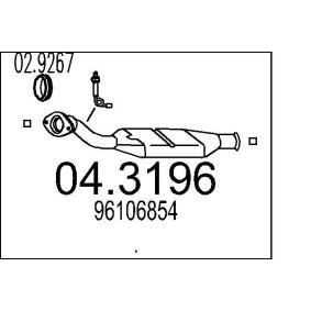 Katalysator 04.3196 von MTS günstig für 281,18 € online kaufen