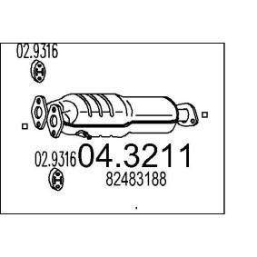 Katalysator 04.3211 von MTS günstig für 868,94 € online kaufen