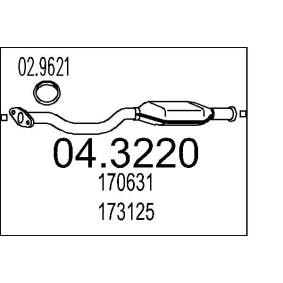 Katalysator 04.3220 von MTS günstig für 227,11 € online kaufen