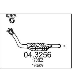 Katalysator 04.3256 von MTS günstig für 236,34 € online kaufen
