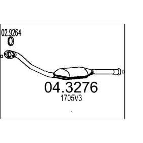 Katalysator 04.3276 von MTS günstig für 215,76 € online kaufen