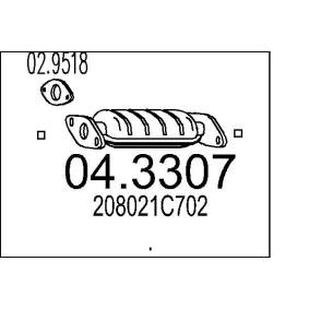 Katalysator 04.3307 von MTS günstig für 341,48 € online kaufen