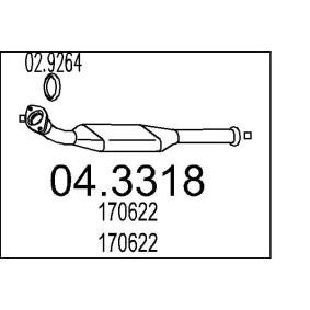 Katalysator 04.3318 von MTS günstig für 196,66 € online kaufen