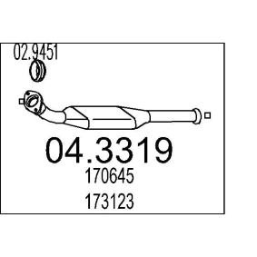 Katalysator 04.3319 von MTS günstig für 200,11 € online kaufen
