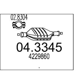 Acquista Catalizzatore da MTS 04.3345 a buon mercato per soli 301,08 €