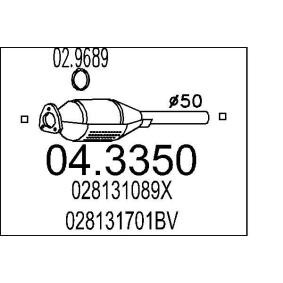 Katalysator 04.3350 von MTS günstig für 206,24 € online kaufen