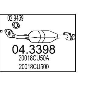 Katalysator 04.3398 von MTS günstig für 379,82 € online kaufen