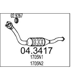 Katalysator 04.3417 von MTS günstig für 305,45 € online kaufen