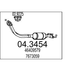 Katalysator 04.3454 AUTOBIANCHI von MTS