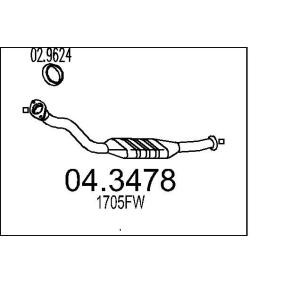 Katalysator 04.3478 von MTS günstig für 242,83 € online kaufen
