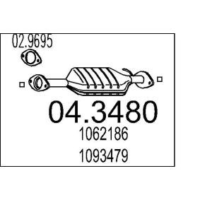 Katalysator 04.3480 von MTS günstig für 210,96 € online kaufen