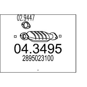 Katalysator 04.3495 von MTS günstig für 868,94 € online kaufen