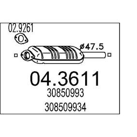 Katalysator 04.3611 von MTS günstig für 282,35 € online kaufen