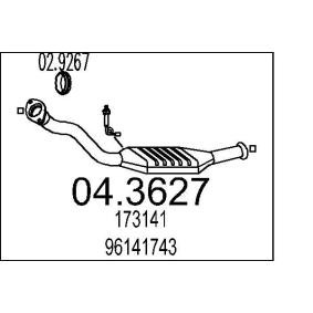 Katalysator 04.3627 von MTS günstig für 359,27 € online kaufen