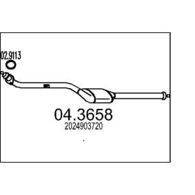 Katalysator 04.3658 von MTS günstig für 305,45 € online kaufen