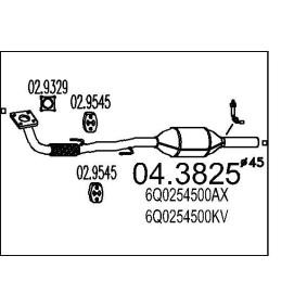 Katalysator 04.3825 von MTS günstig für 291,18 € online kaufen