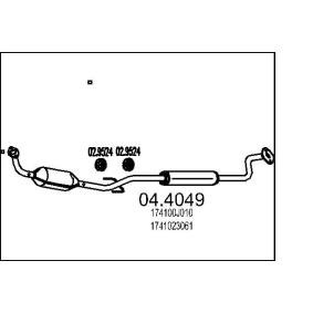 Katalysator 04.4049 von MTS günstig für 456,46 € online kaufen