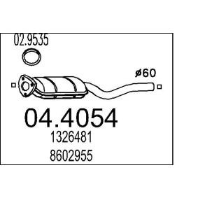 Osta Katalysaattori MTS:llä 04.4054 edullisesti hintaan 347,05 €