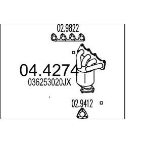 Katalysator 04.4274 von MTS günstig für 484,61 € online kaufen