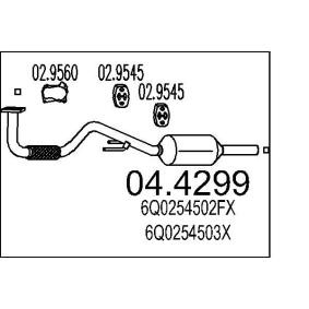 Katalysator 04.4299 von MTS günstig für 868,94 € online kaufen