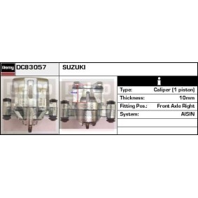 Bremssattel für SUZUKI von DELCO REMY