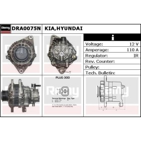 Lichtmaschine DRA0075N von DELCO REMY günstig für 293,47 € online kaufen
