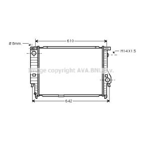 Kühler, Motorkühlung BW2144 von PRASCO günstig für 188,69 € online kaufen