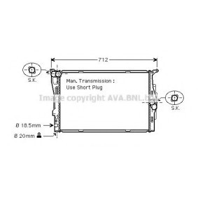 Kühler, Motorkühlung BW2291 von PRASCO günstig für 191,18 € online kaufen