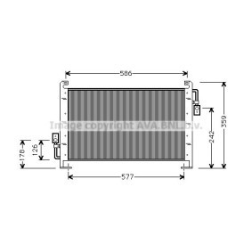 Achetez des Condenseur, climatisation PRASCO CR5015 à prix pour 104,89 €