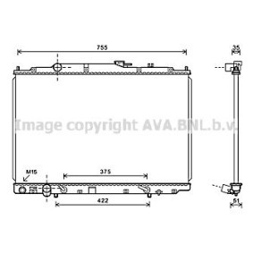 Achetez des Radiateur du moteur PRASCO HDA2252 à prix pour 175,68 €