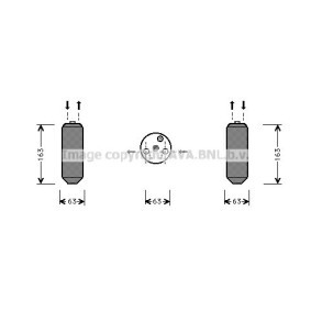 Compre Filtro secador de PRASCO online para CIVIC VI Aerodeck (MB, MC) a preços moderados