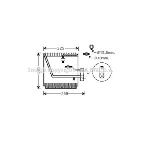 Acquista Evaporatore climatizzatore da PRASCO HDV225 a buon mercato per soli 114,93 €
