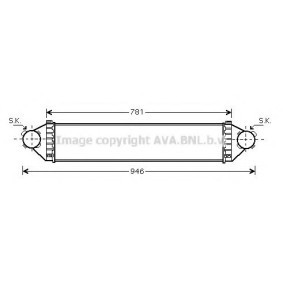Ladeluftkühler MS4368 von PRASCO günstig für 375,55 € online kaufen
