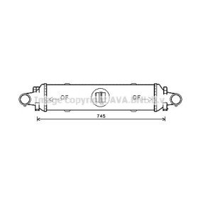 Ladeluftkühler MSA4593 von PRASCO günstig für 226,69 € online kaufen