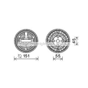 Kupplung, Kühlerlüfter MSC498 von PRASCO günstig für 81,49 € online kaufen