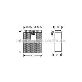 Acquista Evaporatore climatizzatore da PRASCO TOV391 a buon mercato per soli 209,48 €