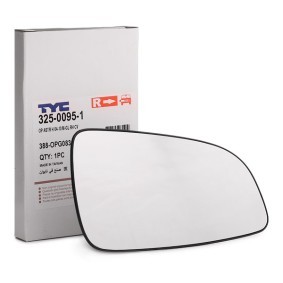 Spiegelglas, Außenspiegel 325-0095-1 von TYC günstig für 10,87 € online kaufen