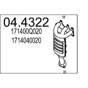Katalysator 04.4322 von MTS günstig für 418,53 € online kaufen