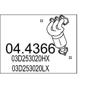 Katalysator 04.4366 von MTS günstig für 322,07 € online kaufen