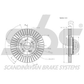 Bremsschlauch für MERCEDES-BENZ von sbs