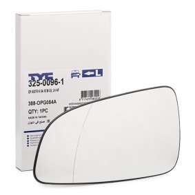 Spiegelglas, Außenspiegel 325-0096-1 von TYC günstig für 13,04 € online kaufen