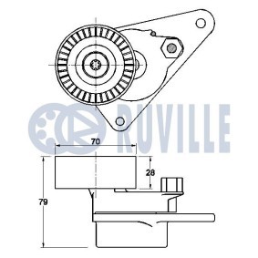 Umlenk- / Führungsrolle, Keilrippenriemen 56654 von RUVILLE günstig für 46,96 € online kaufen